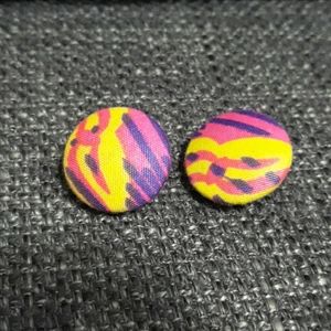 African print earring